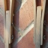 Muletas antiguas en madera. Años 30-40. Impresionantes. Pareja.