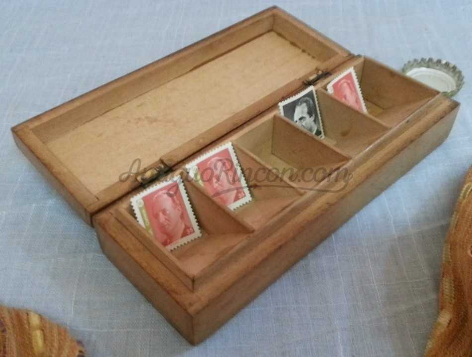 Caja de madera para sello de lujo