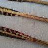 Carcaj de flechas antiguo con cuatro flechas. Origen Bélgica
