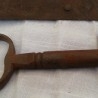 Cerradura antigua con su llave original.
