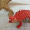 Dinosaurios de juguete. Fabricados en plástico y goma.