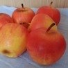 Manzana Roja y Amarilla. Imitación. 6 Unidades.