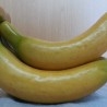 Plátanos en racimo. Imitación alimentos. 5 Plátanos.