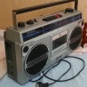 Radio-cassette. Vintage. Marca Sanyo.