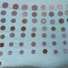 Monedas. Conjunto de viejas monedas de diferentes países. 72 piezas.