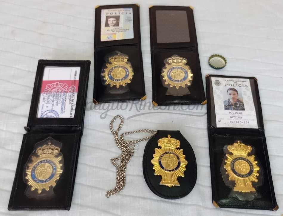 Placas De Identificaci n Polic a Nacional Varias Unidades 