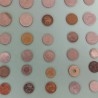 Monedas. Conjunto de viejas monedas de diferentes países. 83 piezas.