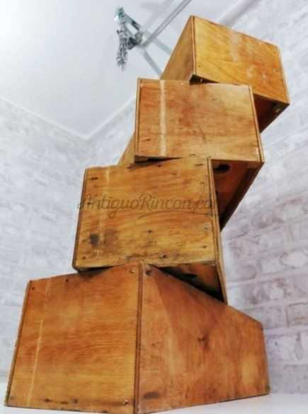 Alquiler Decoración  Set cajas madera atrezzo